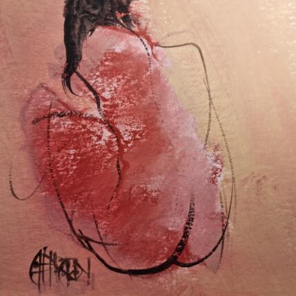 Peinture Printemps 2 par Chaperon Martine | Tableau Figuratif Acrylique Nu