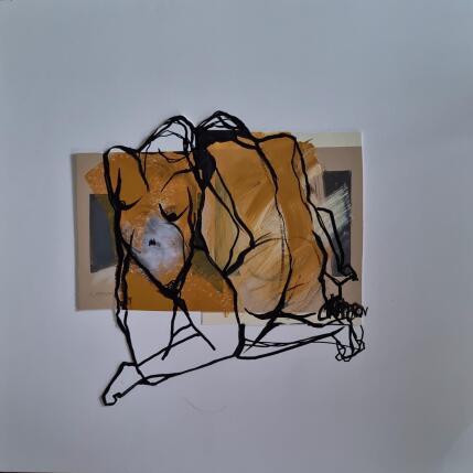 Peinture Nouvelle vie par Chaperon Martine | Tableau Figuratif Acrylique Nu