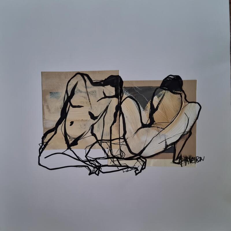 Gemälde Nouvelle vie  4 von Chaperon Martine | Gemälde Figurativ Akt Acryl