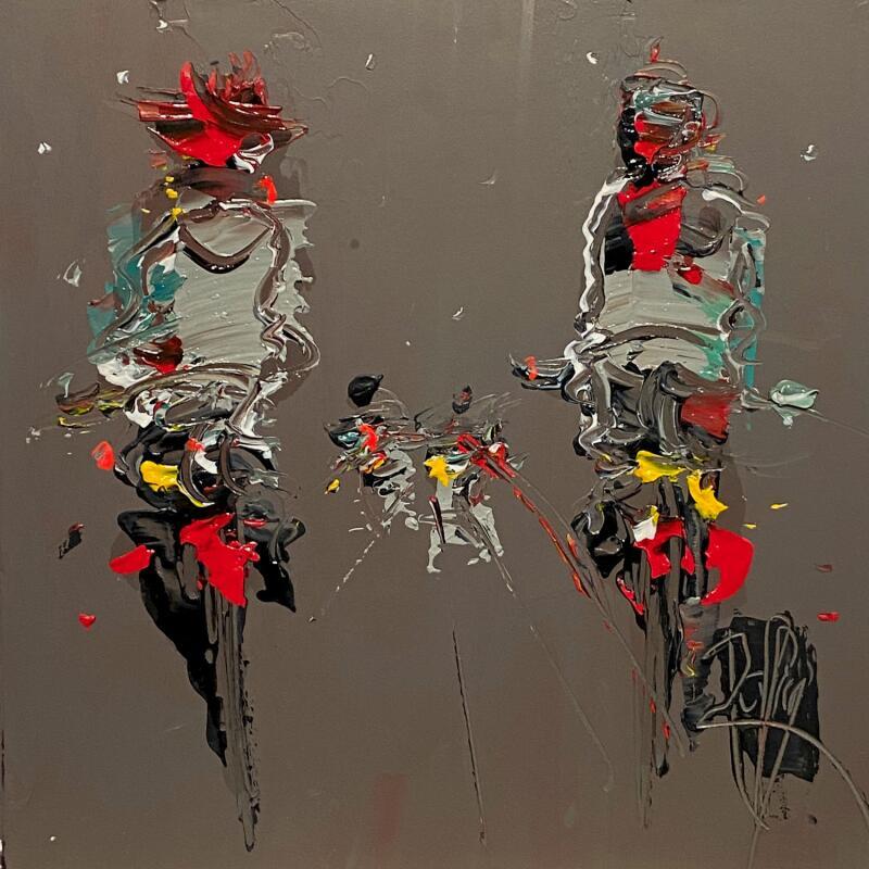 Painting Balade by Raffin Christian | Painting Figurative Life style Oil