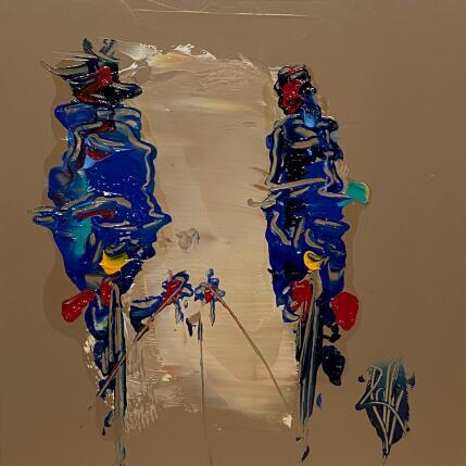 Gemälde Tous les quatre von Raffin Christian | Gemälde Figurativ Öl Alltagsszenen