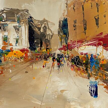 Gemälde Passage en ville von Raffin Christian | Gemälde Figurativ Öl Pop-Ikonen, Urban