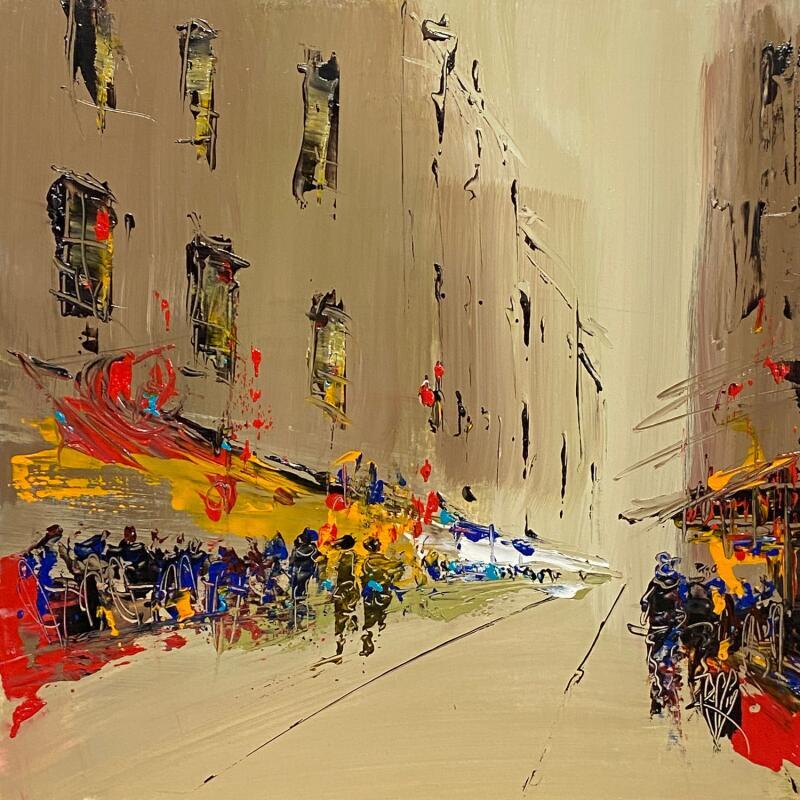 Gemälde Rue sans fin von Raffin Christian | Gemälde Figurativ Urban Öl