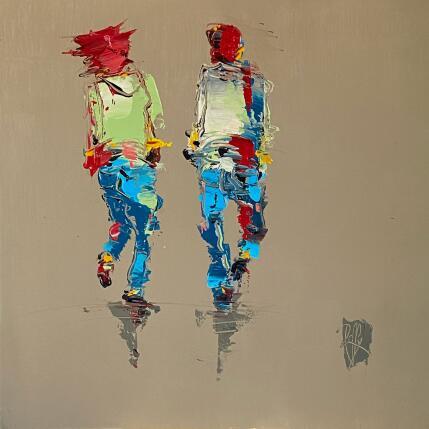 Gemälde Plaisir de nous von Raffin Christian | Gemälde Figurativ Öl Alltagsszenen