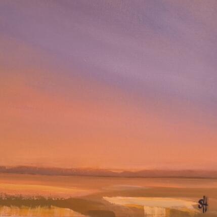 Peinture DISTANT EVENING FOG  par Herz Svenja | Tableau