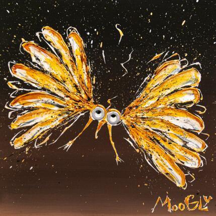 Peinture Surmenus par Moogly | Tableau Art Singulier Acrylique, Pigments, Résine Animaux