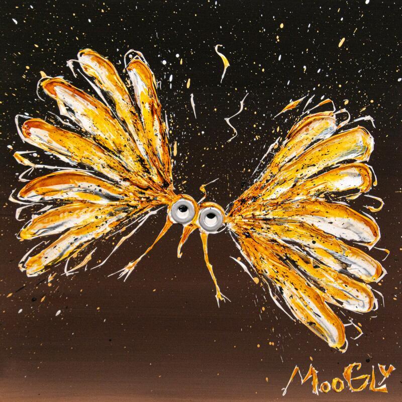 Peinture Surmenus par Moogly | Tableau Art Singulier Animaux Acrylique Résine Pigments