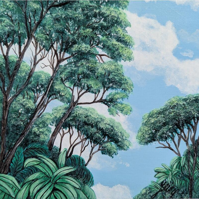 Peinture Élan de nature par Geiry | Tableau Matiérisme