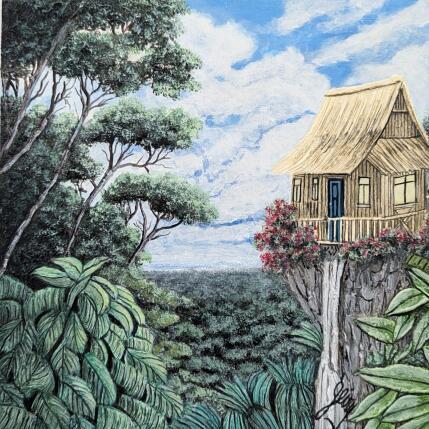 Peinture Voyage par Geiry | Tableau Matiérisme