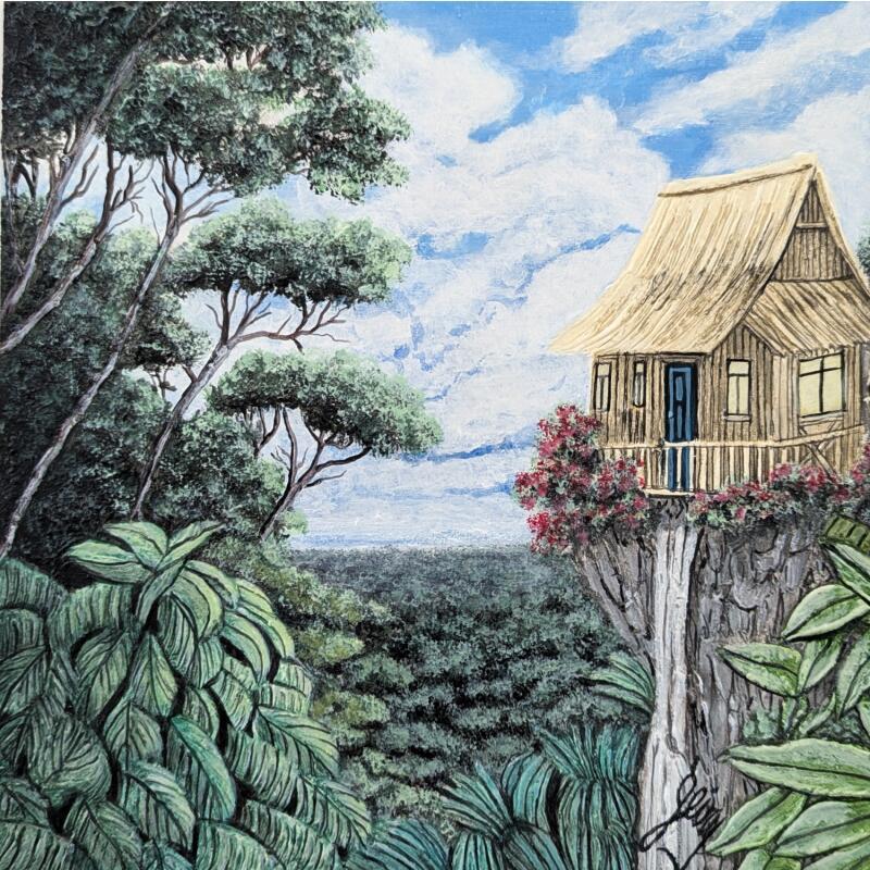 Peinture Voyage par Geiry | Tableau Matiérisme