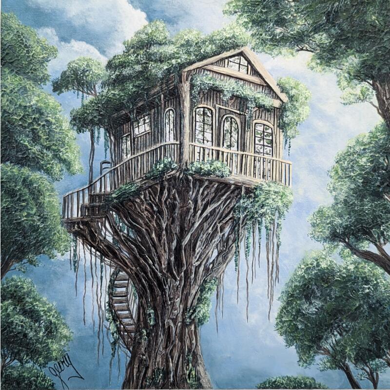 Gemälde Refugio nas Alturas von Geiry | Gemälde Materialismus