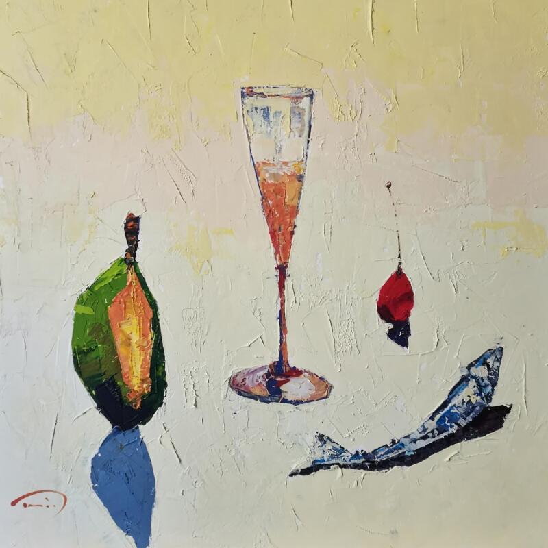 Gemälde La sardina von Tomàs | Gemälde Impressionismus Öl