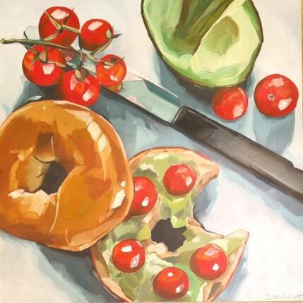 Peinture A Moment on the Counter par Ulrich Julia | Tableau Figuratif Huile