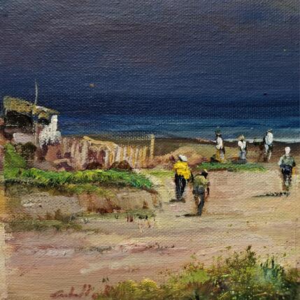 Pintura Recogiiendo por Cabello Ruiz Jose | Pintura Figurativo Aceite Paisajes