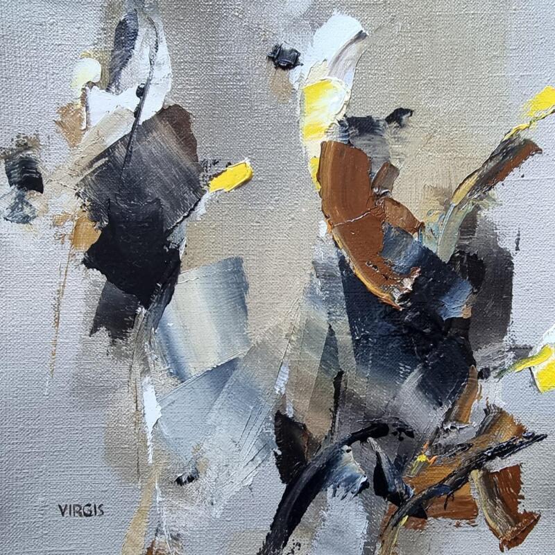 Pintura Unrestrained autumn por Virgis | Pintura Abstracto Minimalista Aceite