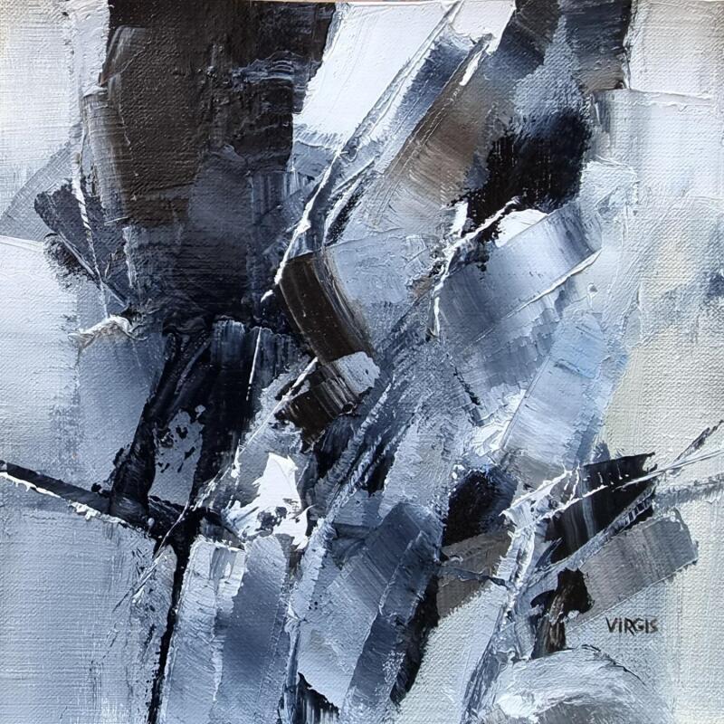 Painting This night by Virgis | Painting Abstract Minimalist Oil