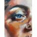 Painting Ogni mio pensiero by Abbondanzia Monica | Painting Figurative Portrait Acrylic