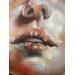 Painting Ogni mio pensiero by Abbondanzia Monica | Painting Figurative Portrait Acrylic