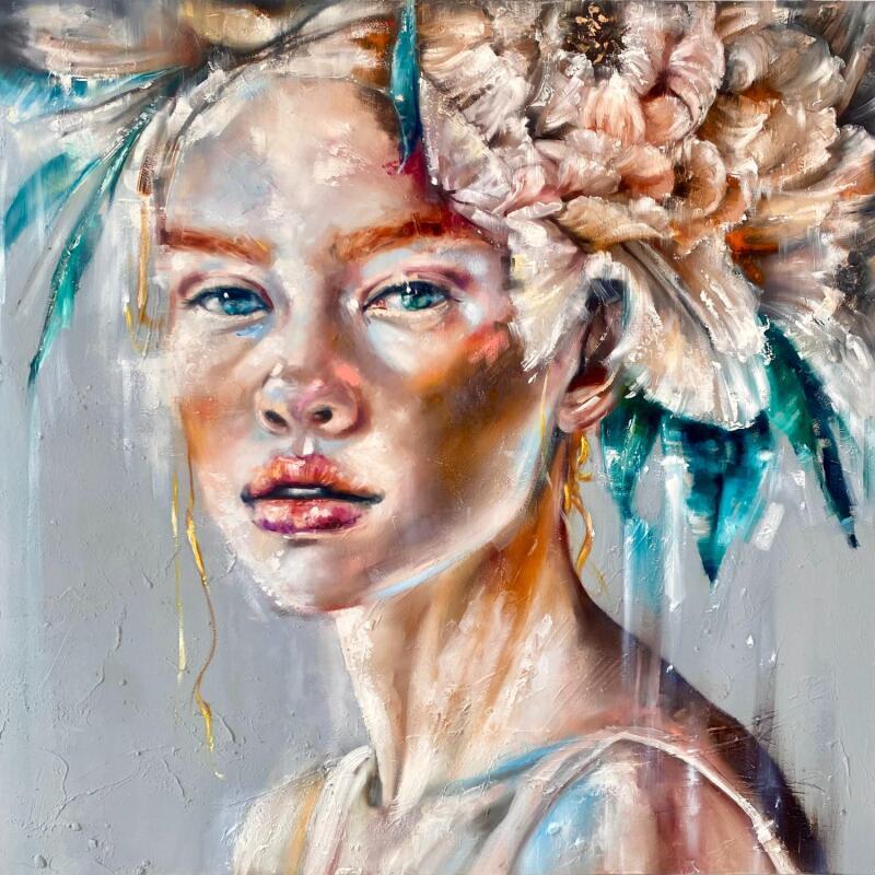 Peinture ti rivedrò sorridere  par Abbondanzia Monica | Tableau Figuratif Nature Huile Acrylique