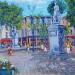 Pintura Jour d'été sur le cours Mirabeau à Aix en Provence  por Degabriel Véronique | Pintura Impressionism Paisajes Urbano Life style Aceite