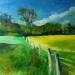 Painting Campagne française by Levesque Emmanuelle | Painting Oil