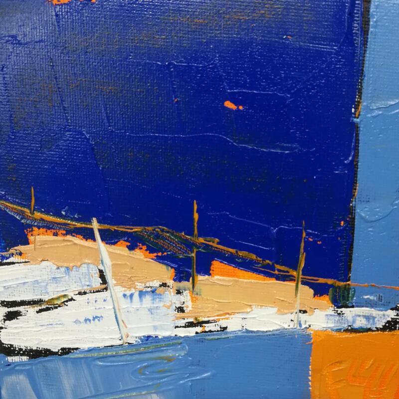 Painting COULEURS D'ICI by L'huillier Françis | Painting Abstract Landscapes Oil