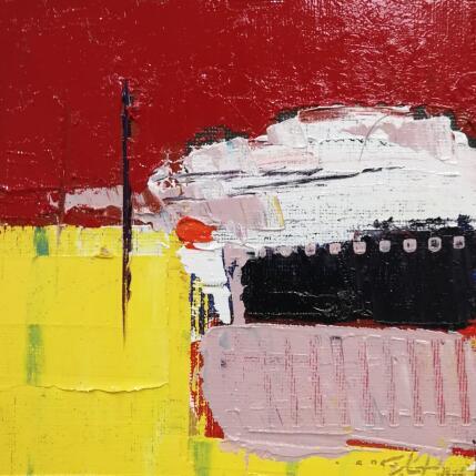 Painting PERSPECTIVE DES PLANS by L'huillier Françis | Painting Abstract Oil Landscapes