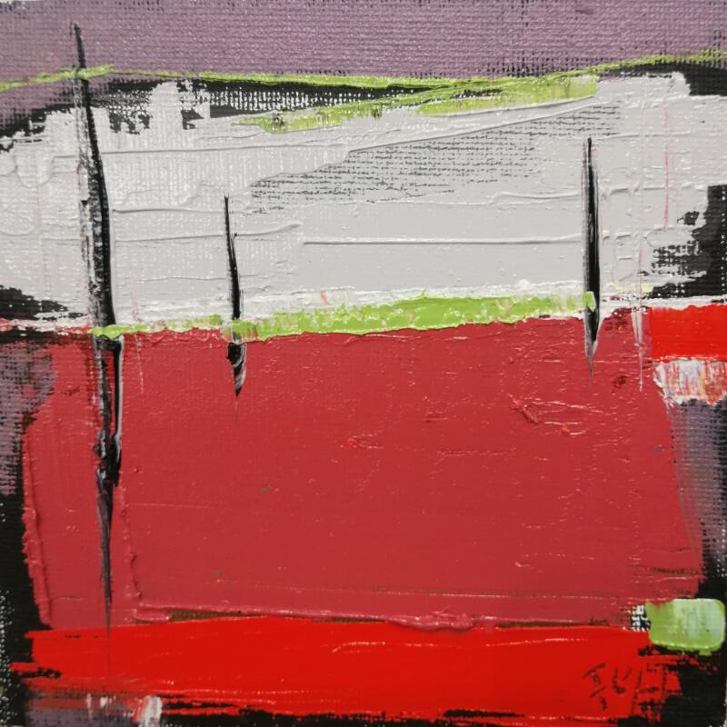 Pintura SYNTAXE PERSONNELLE por L'huillier Françis | Pintura Abstracto Paisajes Aceite