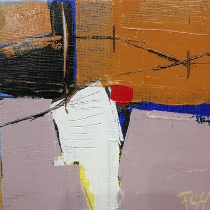 Painting UN COIN TRANQUILLE by L'huillier Françis | Painting Abstract Oil Landscapes