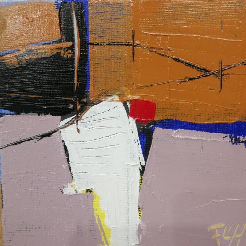 Peinture UN COIN TRANQUILLE par L'huillier Françis | Tableau Abstrait Paysages Huile