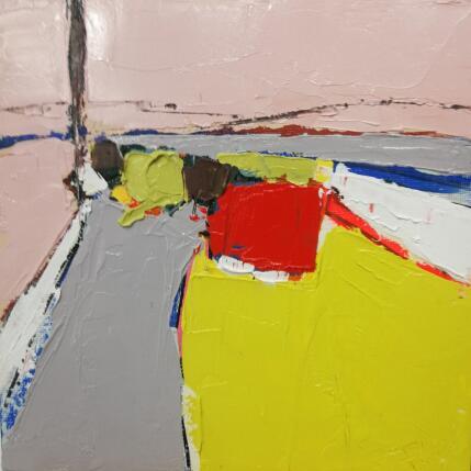 Painting PLANS INCLINES by L'huillier Françis | Painting Abstract Oil Landscapes, Pop icons