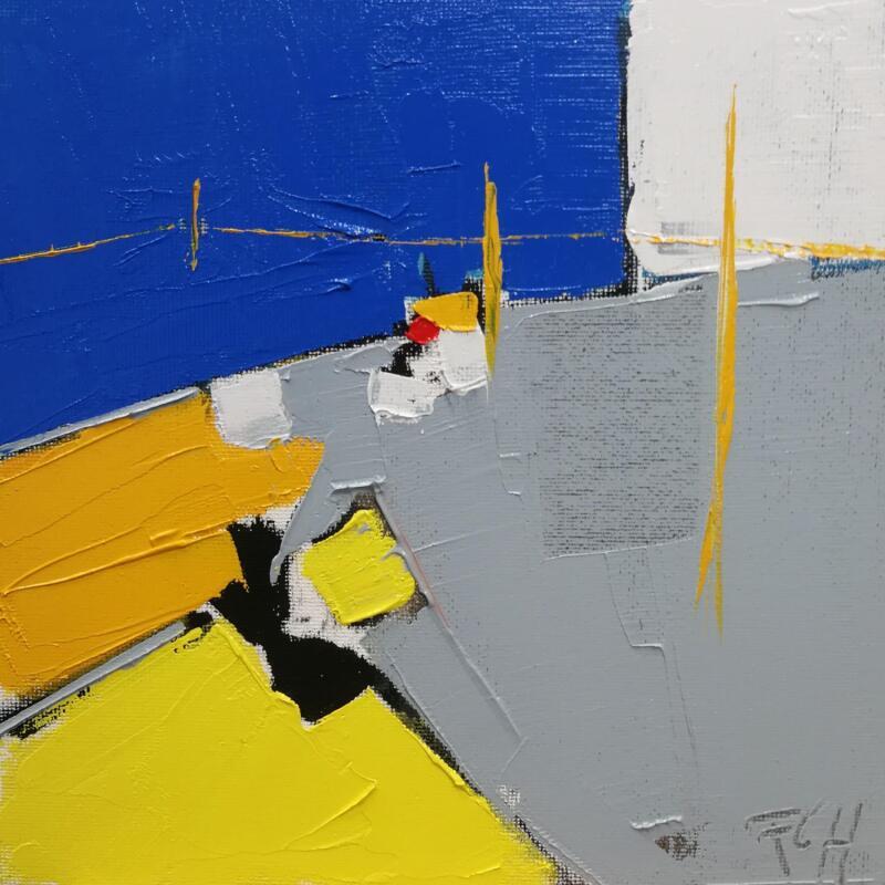 Painting SUGGERER L'ESPACE by L'huillier Françis | Painting Abstract Landscapes Oil