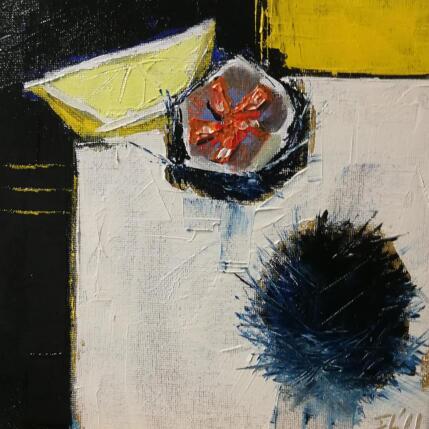 Painting OURSINADES 2 by L'huillier Françis | Painting Abstract Oil Pop icons, Still-life