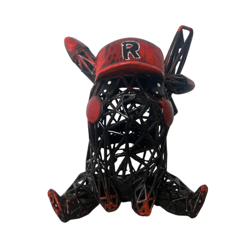 Sculpture TEAM ROCKET PIKACHU CAP by Shenoda | Sculpture Pop-art Graffiti Resin