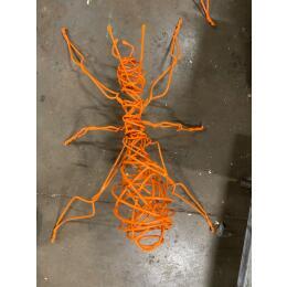 Skulptur Fourmi M Orange von Eres Nicolas | Skulptur Figurativ Metall Tiere