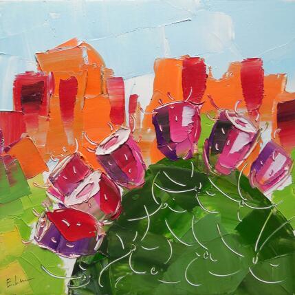 Painting Desert Fruits by Lunetskaya Elena | Painting Figurative Oil Landscapes, Minimalist, Nature, Pop icons