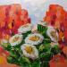 Painting Saguaro and Red Rocks by Lunetskaya Elena | Painting Figurative Landscapes Nature Cardboard Oil