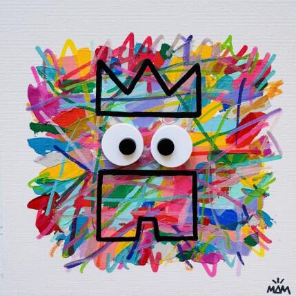 Painting P'TIT POTE by Mam | Painting Pop-art Acrylic Minimalist, Pop icons, Portrait