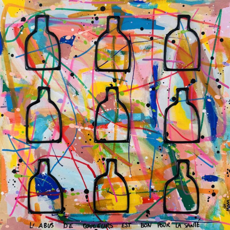 Peinture ABUS DE COULEURS  par Mam | Tableau Street Art Acrylique