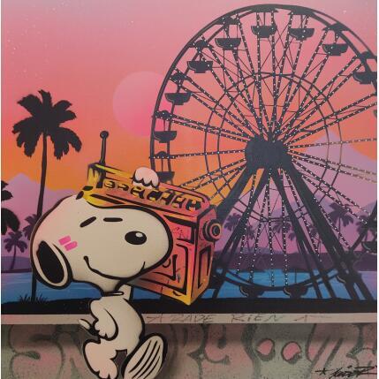 Painting Music tropical by Lemoine Mael | Painting Pop-art Acrylic, Graffiti Pop icons