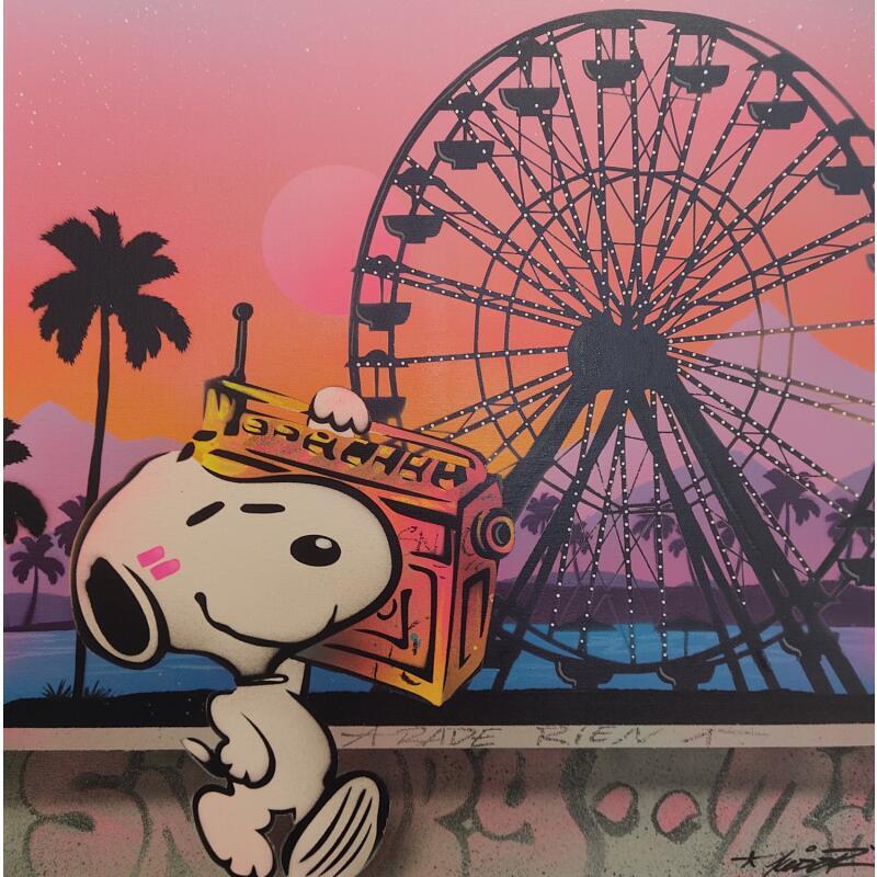 Painting Music tropical by Lemoine Mael | Painting Pop-art Pop icons Graffiti Acrylic