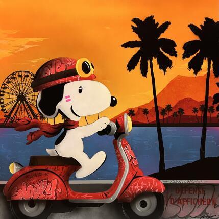 Painting Chaleur d'été by Lemoine Mael | Painting Pop-art Acrylic, Graffiti Pop icons