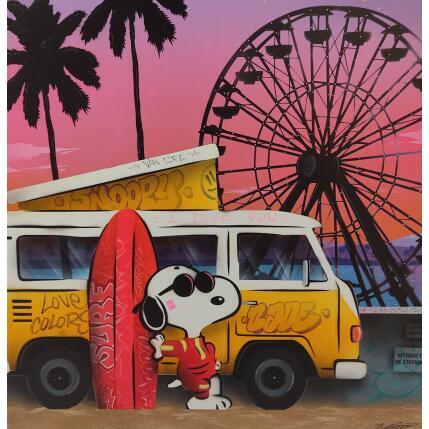 Peinture Bonheur d'été par Lemoine Mael | Tableau Pop-art Acrylique, Graffiti Icones Pop