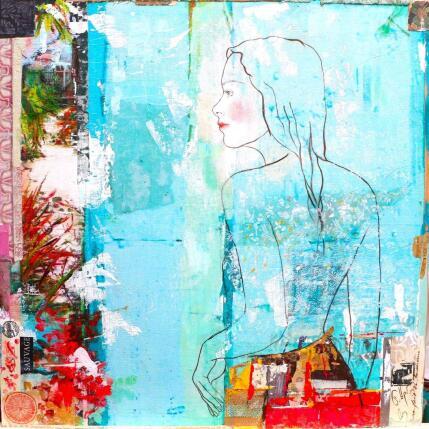 Painting LA SELVA by Sablyne | Painting Raw art Acrylic, Ink, Wood Landscapes, Life style, Nature