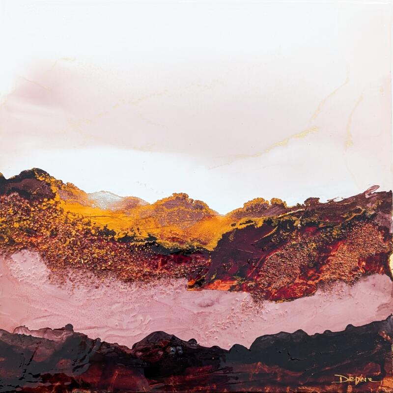 Painting 2459 Mocha mousse by Depaire Silvia | Painting Abstract Acrylic