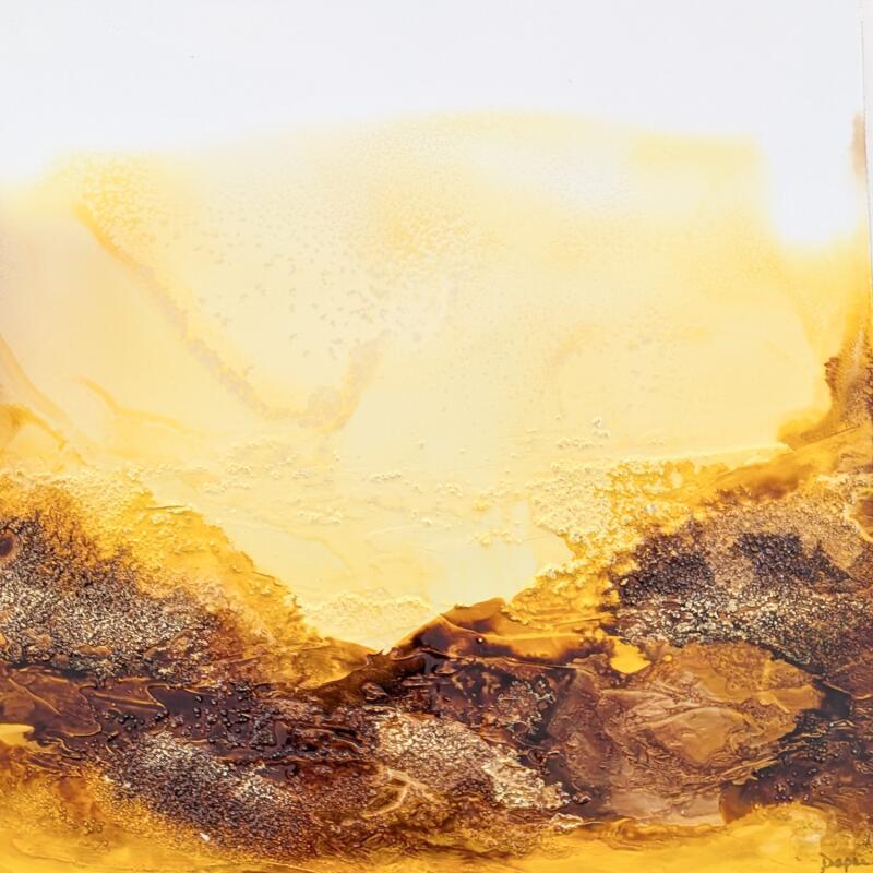 Painting 1554 Poésie minérale by Depaire Silvia | Painting Abstract Acrylic