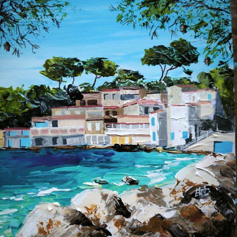 Peinture Envie de soleil par Rey Ewa | Tableau Figuratif Paysages Acrylique