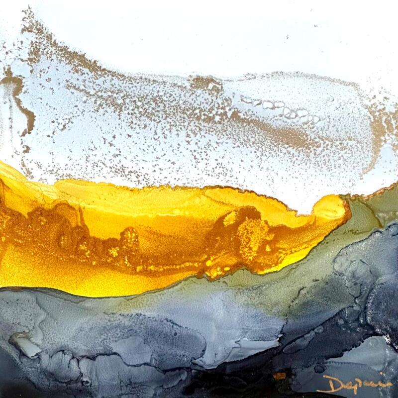 Gemälde 2275 Poésie d'été von Depaire Silvia | Gemälde Abstrakt Landschaften Marine Minimalistisch Acryl