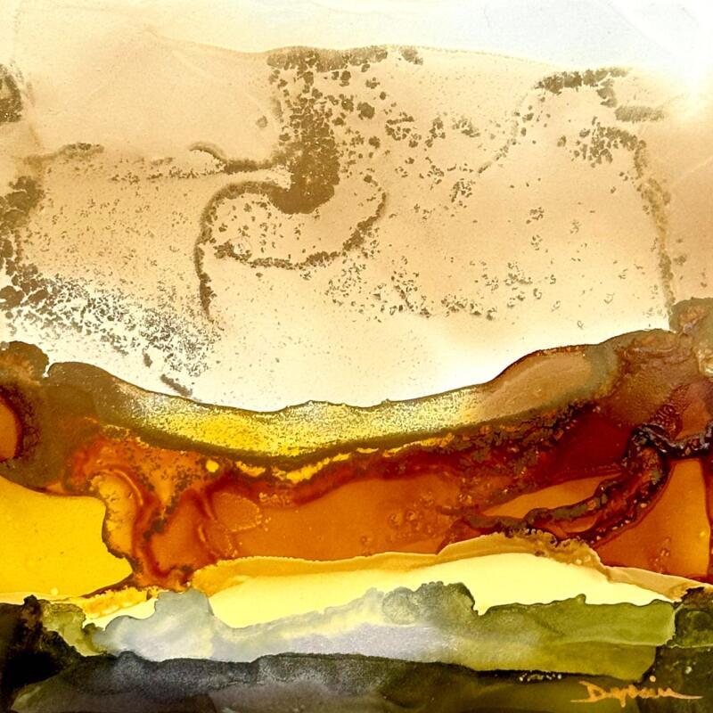 Gemälde 2201 DUNE von Depaire Silvia | Gemälde Abstrakt Landschaften Minimalistisch Acryl