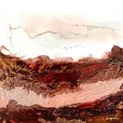 Painting 2409 Mocha Mousse by Depaire Silvia | Painting Abstract Acrylic Landscapes, Marine, Minimalist, Pop icons